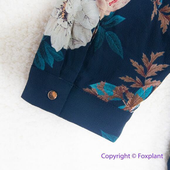 New! City Chic dress‎ navy blue majestic floral, size 20 - Picture 10 of 12